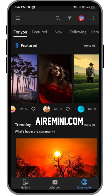 Remini vs Lightroom 2025: The Best AI Video & Photo Enhancement Apps Compared 3 UI/UX OF THE LIGHTROOM