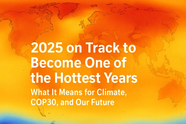 one of the hottest years ever, 2025